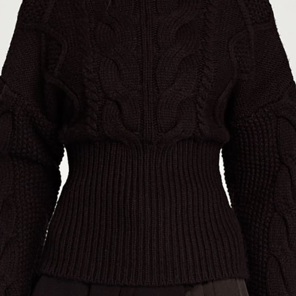 NWT ZARA SWEATER WITH CONTRASTING HEM MEDIUM - Picture 4 of 8